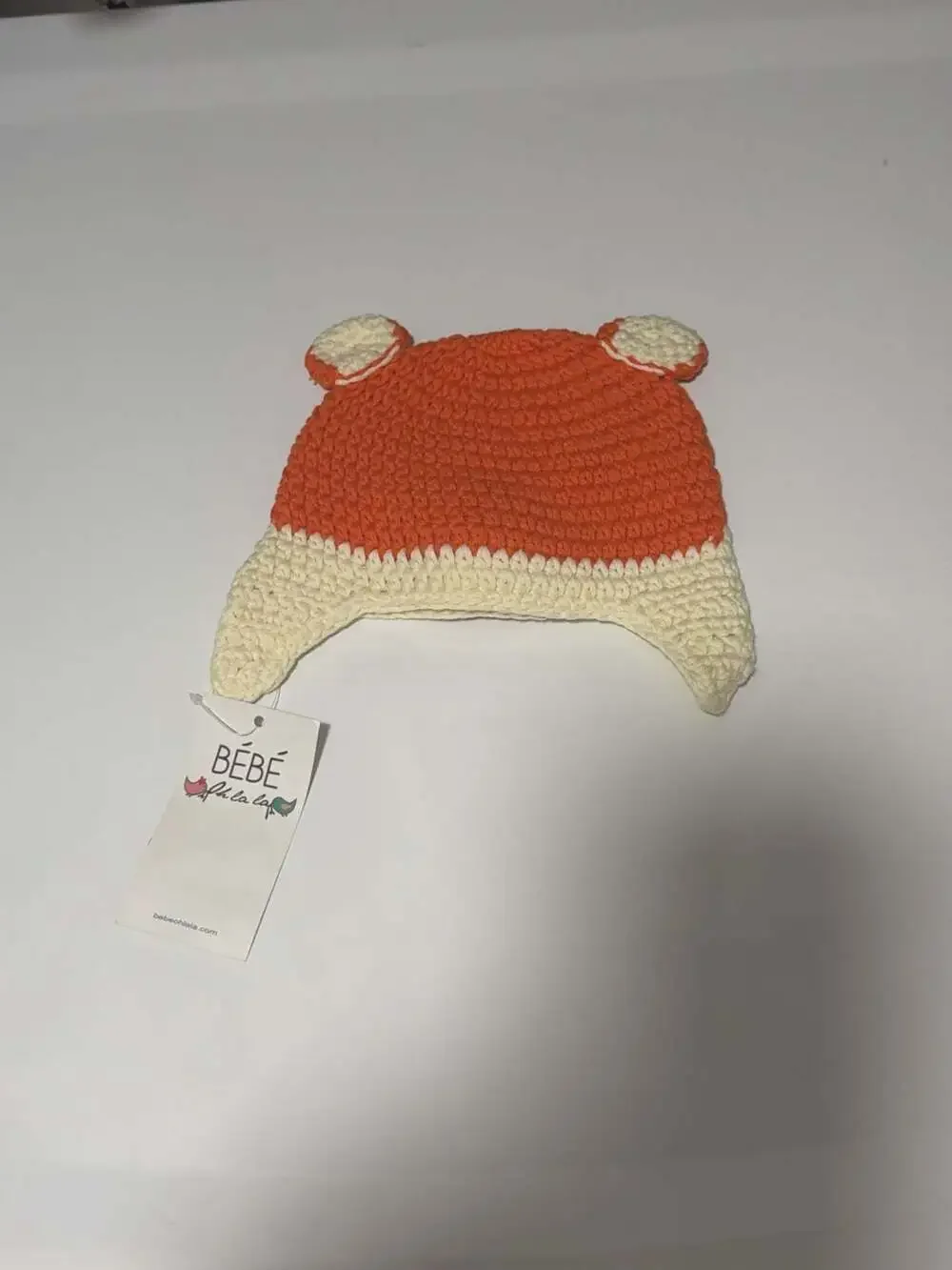 Bébé Oh la la Crochet Fox Earflap Beanie Hat